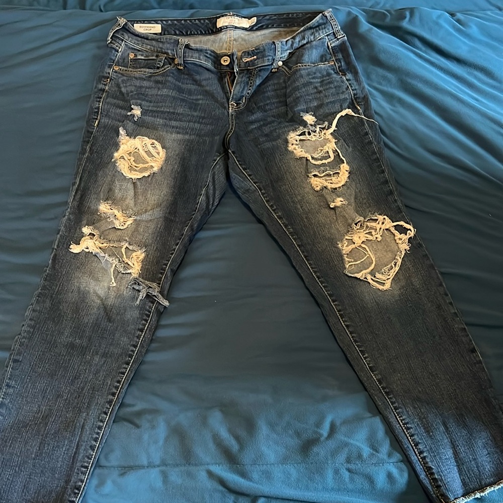 Torrid Boyfriend Crop jeans size 14